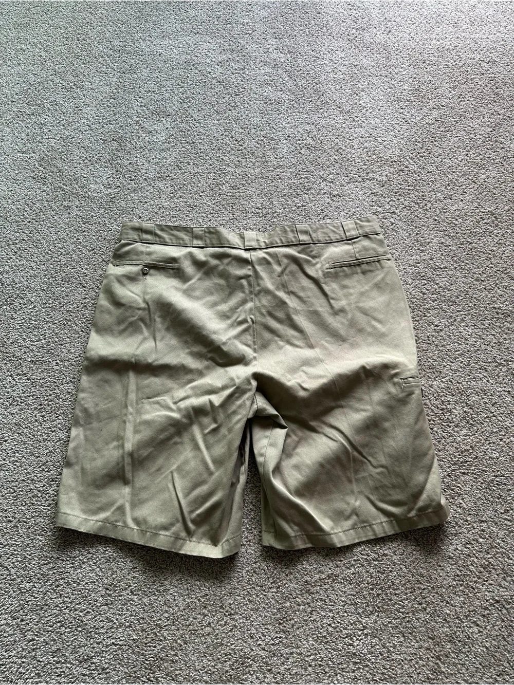 Dickies Loose Fit Khaki Workwear Twill Shorts Men's 41 Cotton Blend W941DHC